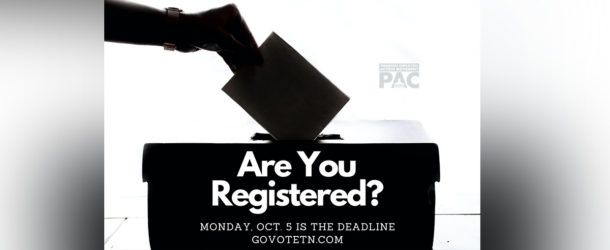 October 5 is the Voter Registration Deadline